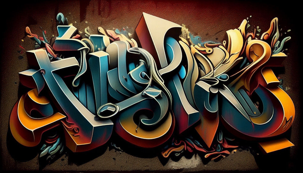 Canvas Wall Art - Canvas Wall Art – Signature Street Art - B1135 - [120 x 80 cm]