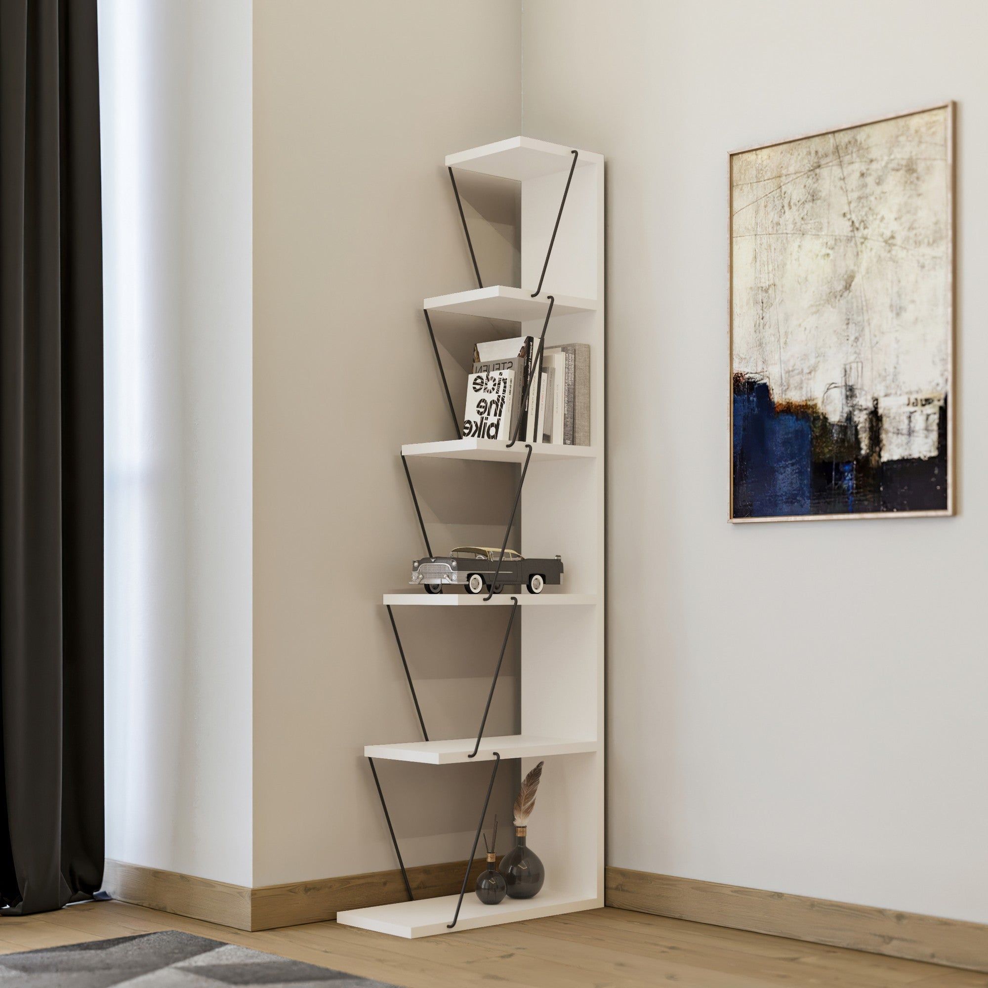 Bookshelf Tlos - White