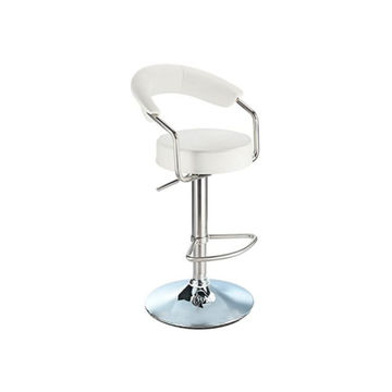 Broadway - Modern PU Leather Barstool  - White