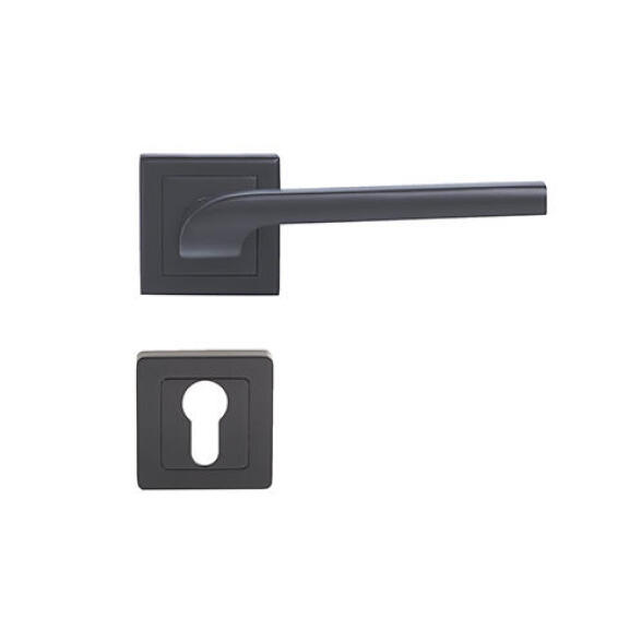 Door handle on rose verona kh matte black YALE 