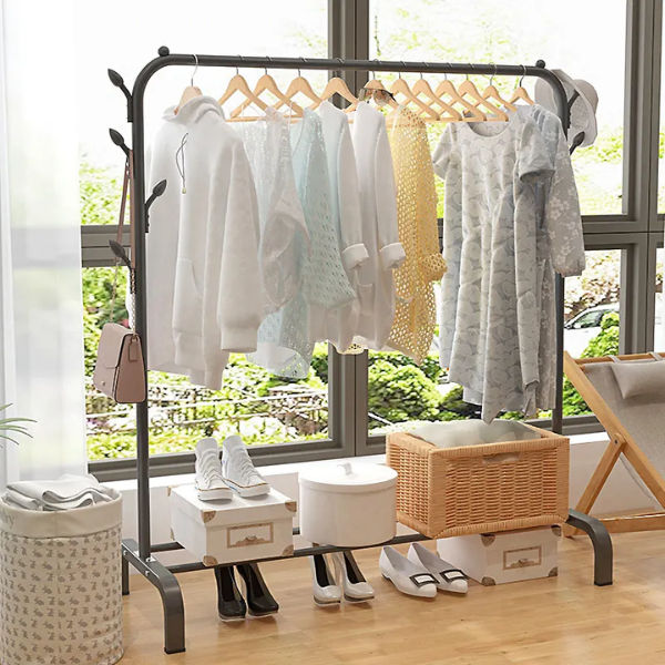 No wheels cloth rack
