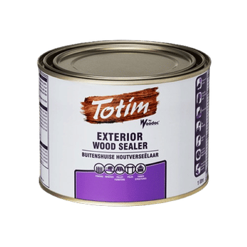 Totim Exterior Wood Sealer Golden Brown 1lt (Solvent-Based)