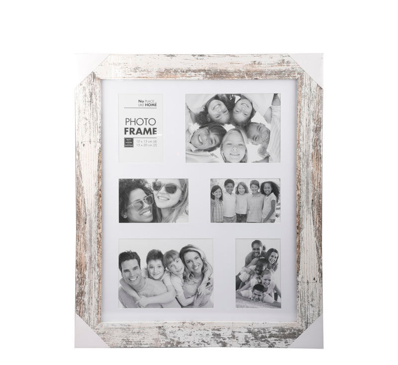 Picture Frame - Distressed White - 40cm x 50cm - 2 Pack