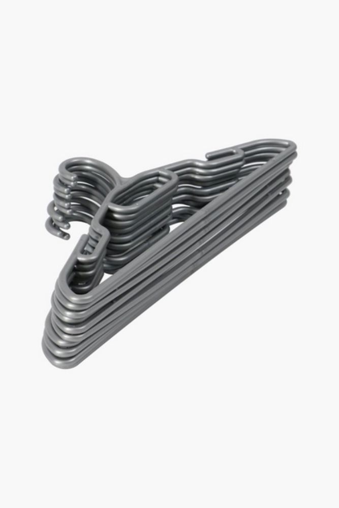 10 PACK FELT HANGERS Space-Saving, Non-Slip & Gentle on Clothes