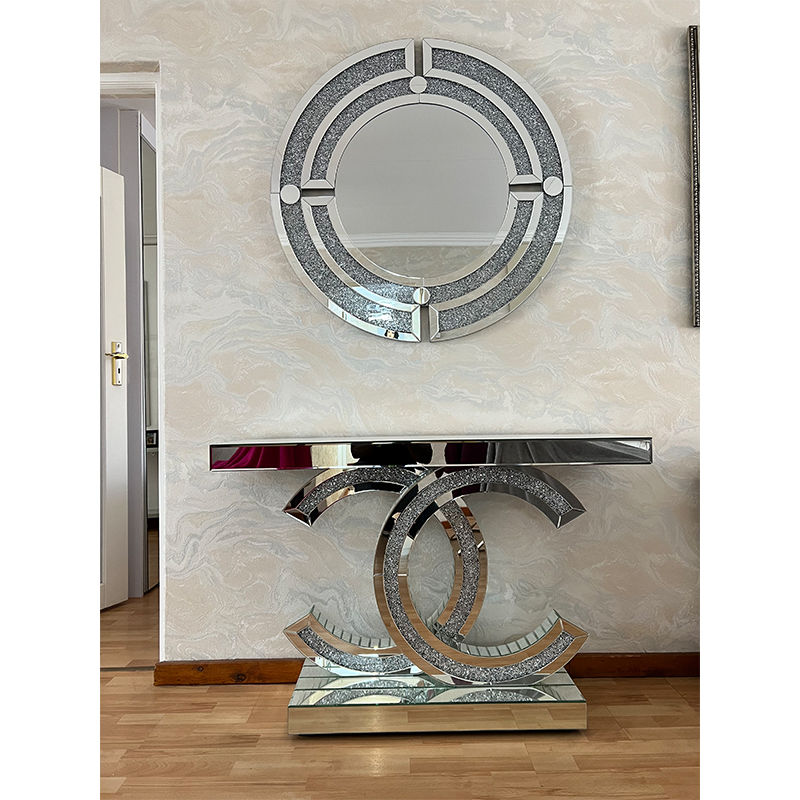 KC FURN-Chalette Console and Mirror Set