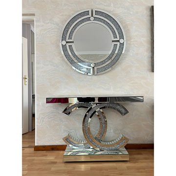 KC FURN-Chalette Console and Mirror Set