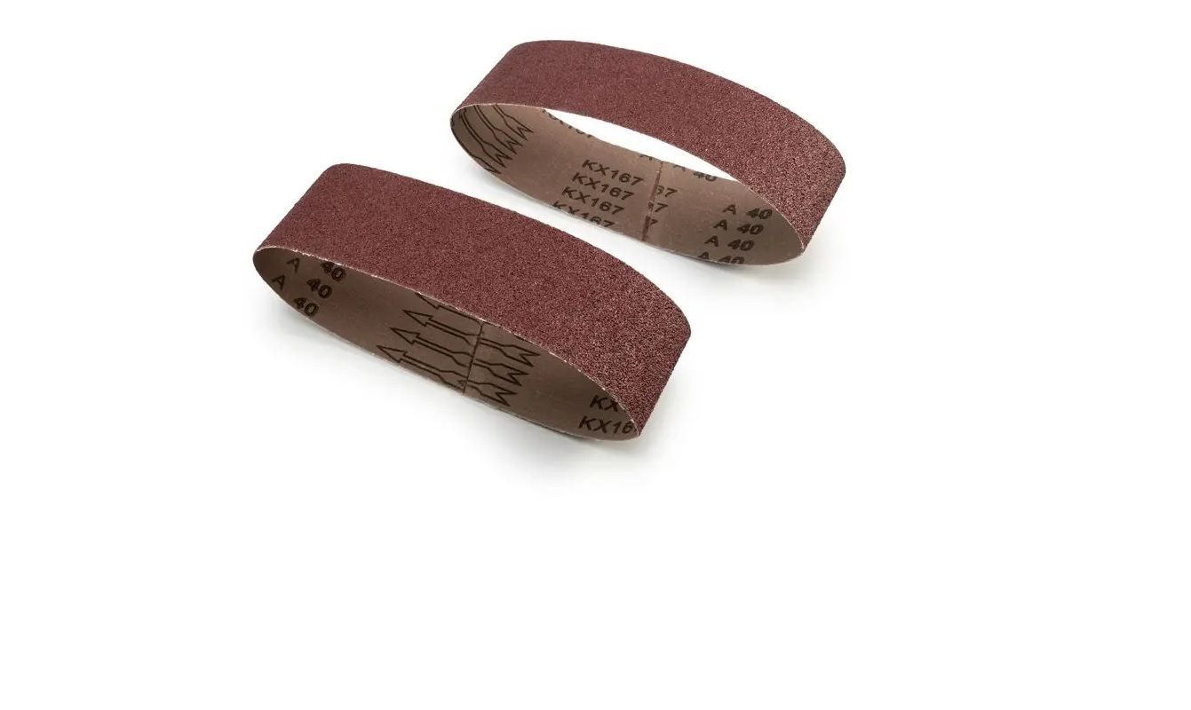 Sanding Belt, 75mm x 533mm, P40, 2 Pieces (4 pack) BYWOODLY