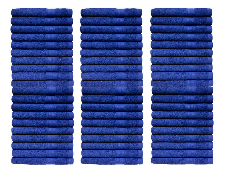Plush 450GSM 50x90cms Hand Towels - Estate Blue (60pc Pack)