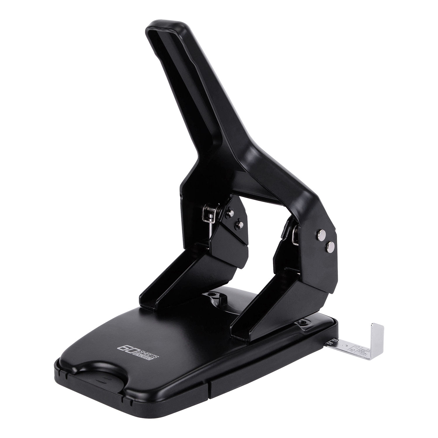 Deli Heavy Duty 2 Hole Punch 60 Sheets Black
