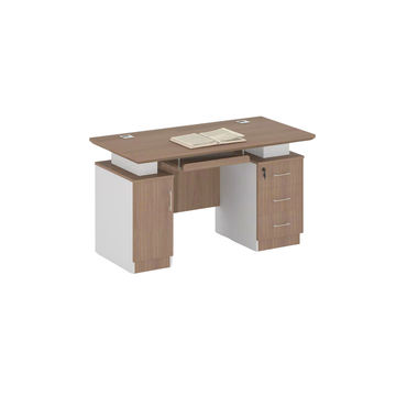 GOF Furniture - Mystic Computer Desk, Oak