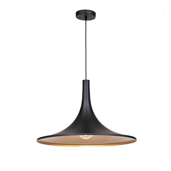 The Lighting Warehouse - Pendant Mila Black/Gold Large