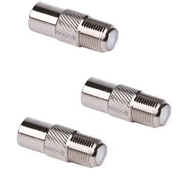 Plug F Female to Male Adaptor ( 3 Pack)