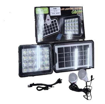 Solar kit LED light ,2 bulbs and solar panel