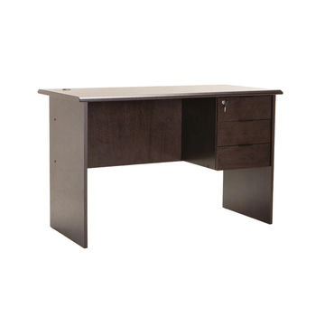 Vividitto - Keir 120cm Deluxe 3 Drawer Desk - Wenge