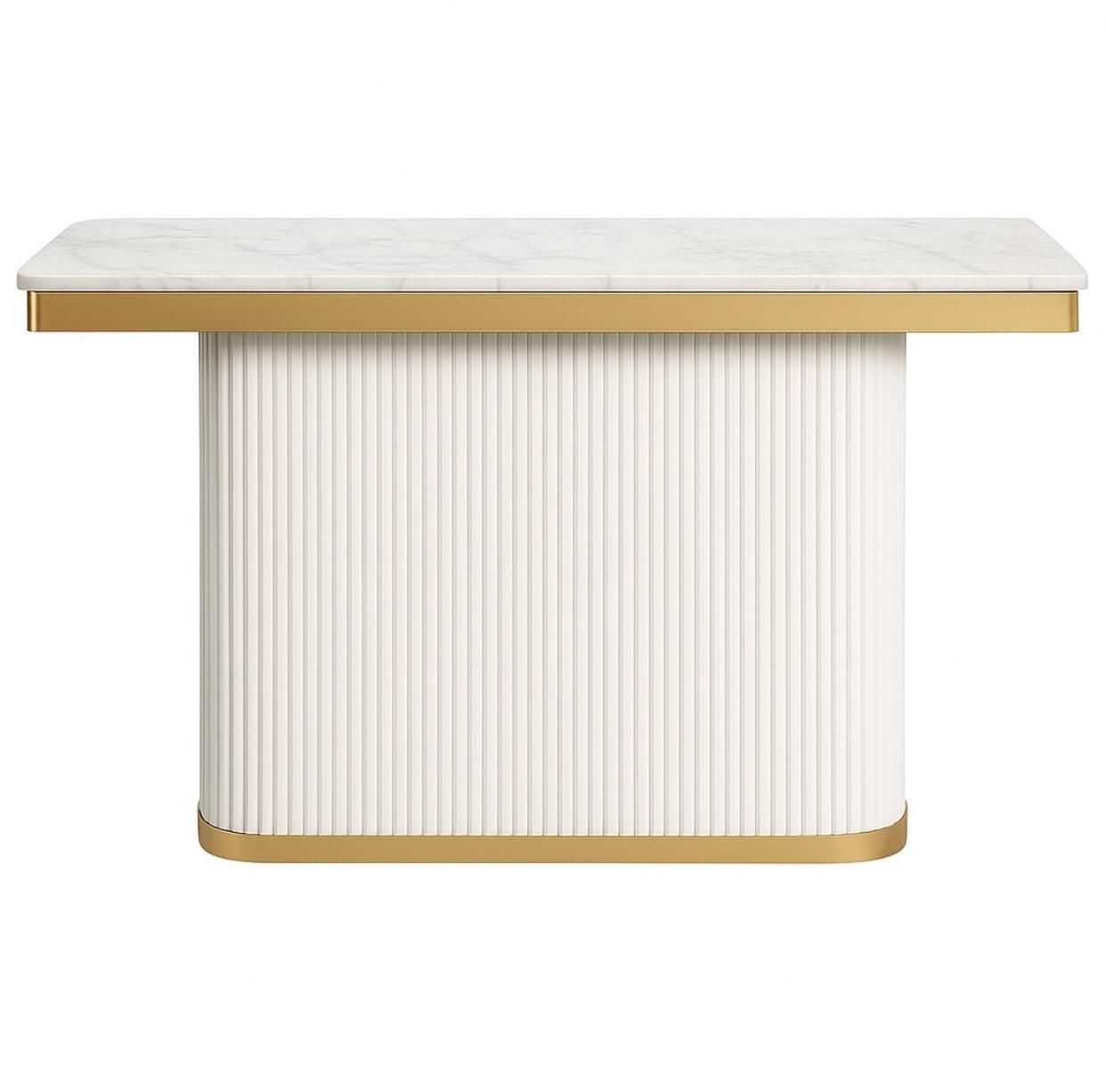 IG Furn- Vittoria White Console
