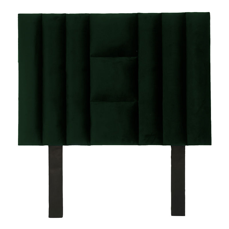 Nur Diagonal Panel Headboard Emerald Green Double