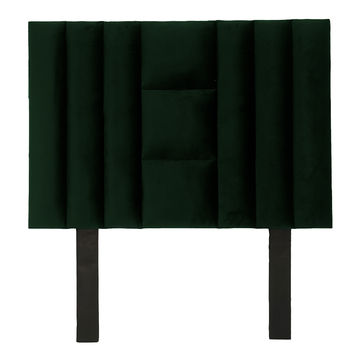Nur Diagonal Panel Headboard Emerald Green Double