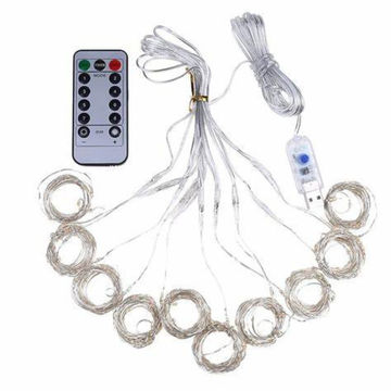 LED Solar Curtain Light - Warm White
