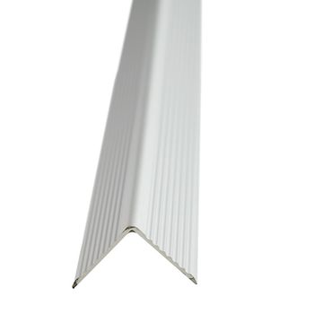 Aluminium Angle Edge LVT Light Bronze Undrilled 2500 x 21 x 21 Stair Profile Aluminium