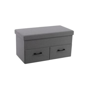 Avril Ottoman With Two Drawers & Two Storage Compartments