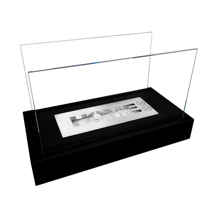 NOVAFLAME - Freestanding Bio-Fireplace Home black structural matte