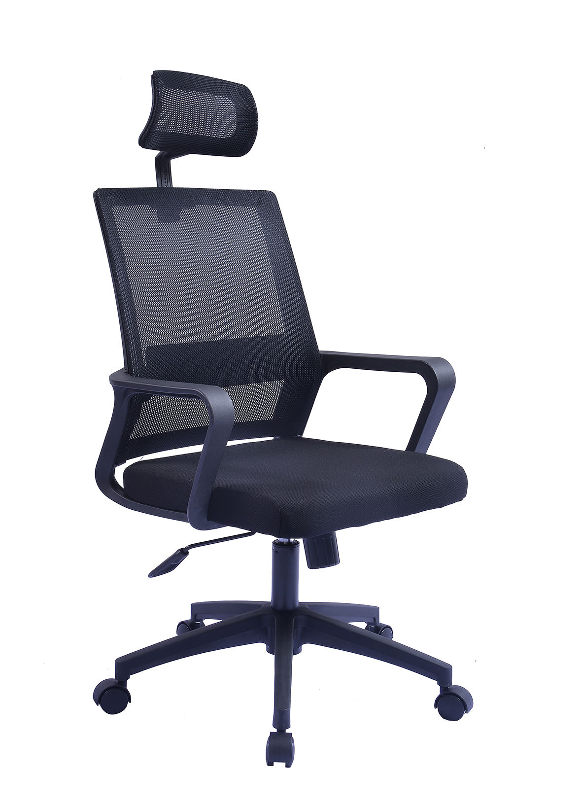 TOCC Antonio Office Chair with Headrest - Black