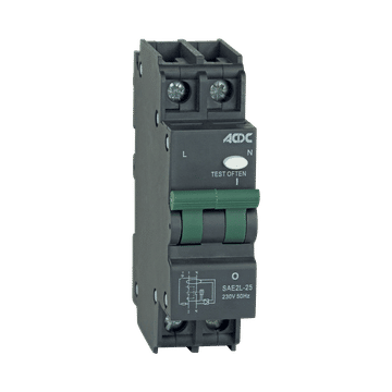 Earth Leakage Relay 2 Pole  25A Overload Protected