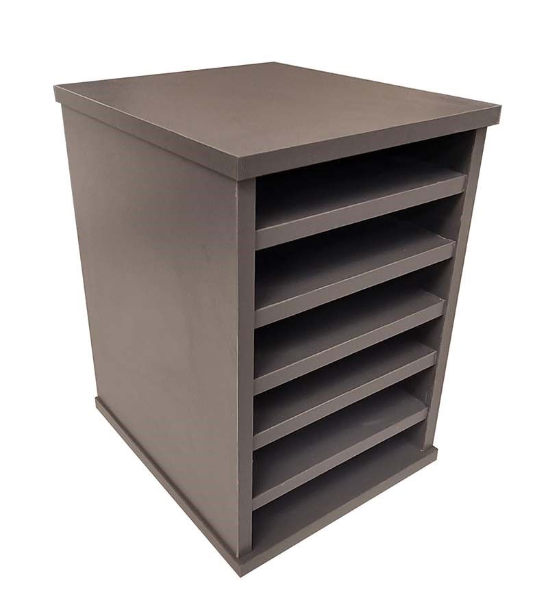 Belfast 6-Tier Letter Tray - Storm Grey
