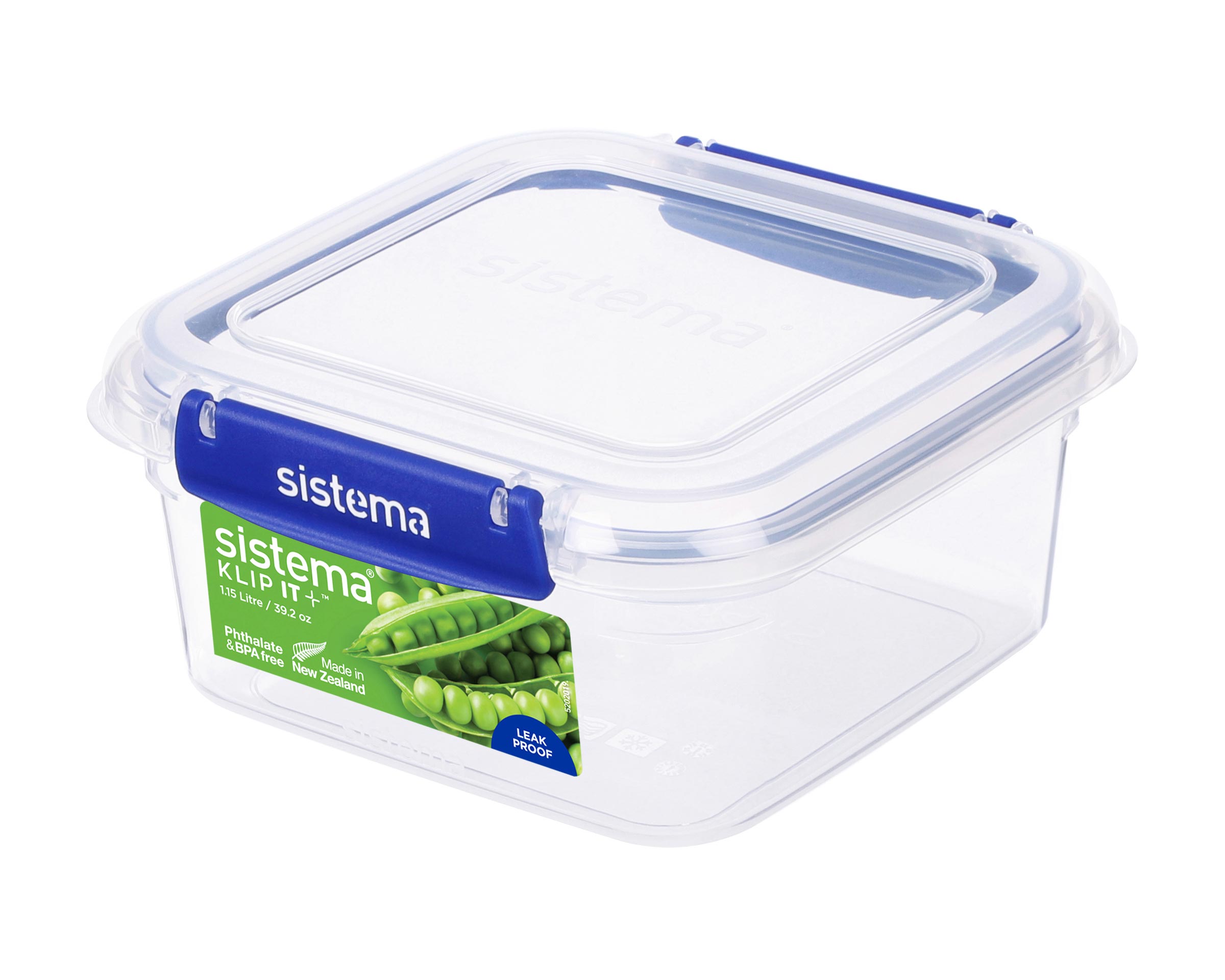 Sistema 1,15 Litre Square Klip It Plus
