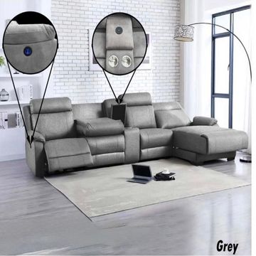 Prestige Home - Vuyo Recliner Lounge Suite - Grey 1