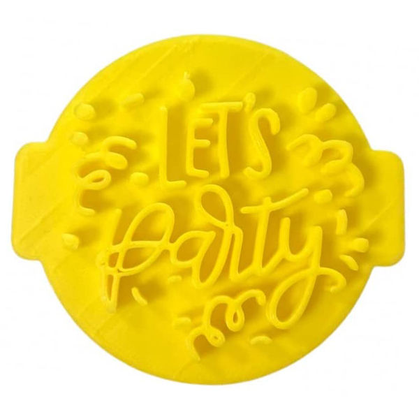 Home Hub 'Let's Party' Cookie Embosser