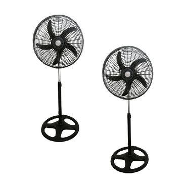 18" Stand Fan Condere FS45Z20 - Set of Two (Black)