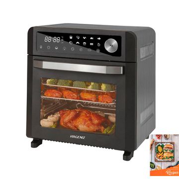 HAGENZ 15L Non-stick 3layer Racks Air fryer Oven With Recipes Air Fryer