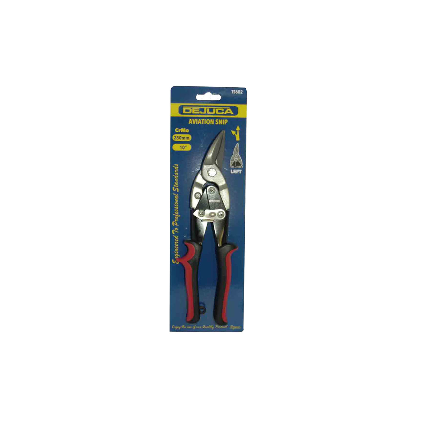 Dejuca - Aviation Snips - Left - (red) - 250mm - 2 Pack