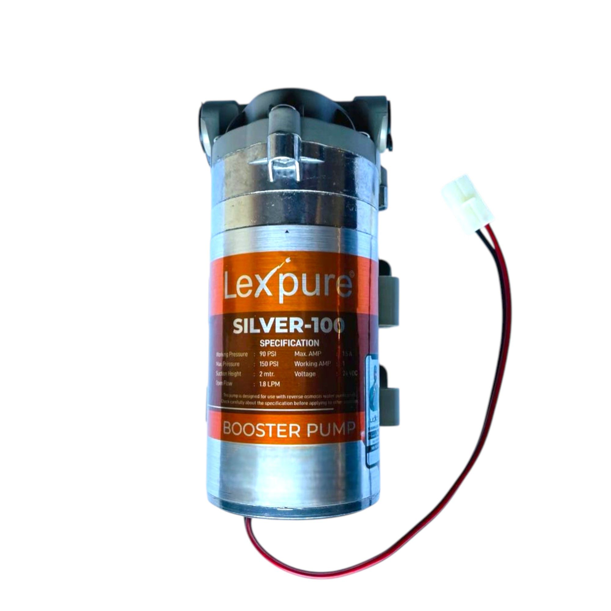 Lexpure Booster Pump Silver 100 GPD
