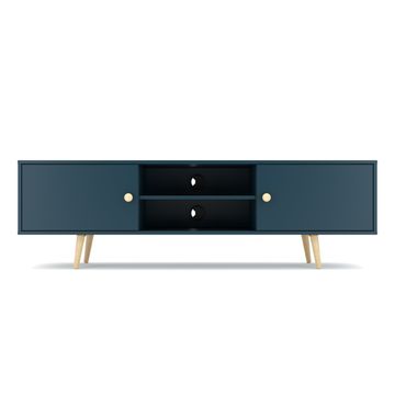 BAM! Impression TV Stand - Petrol Blue