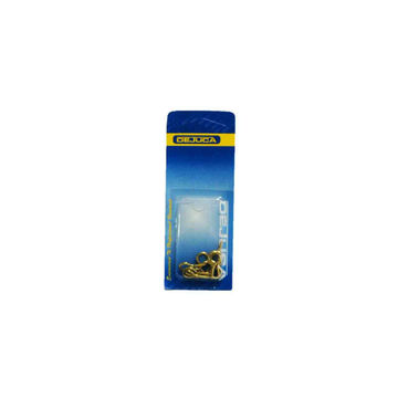 Dejuca - Screw Eyes - Bp - No.1 - 1.8 X 6 X 18 X 7mm - 10/Card - 4 Pack