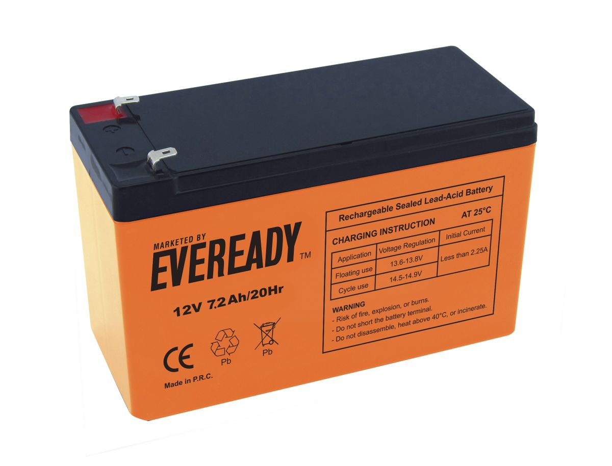 BATTERY 12V 7.2AH EVEREADY