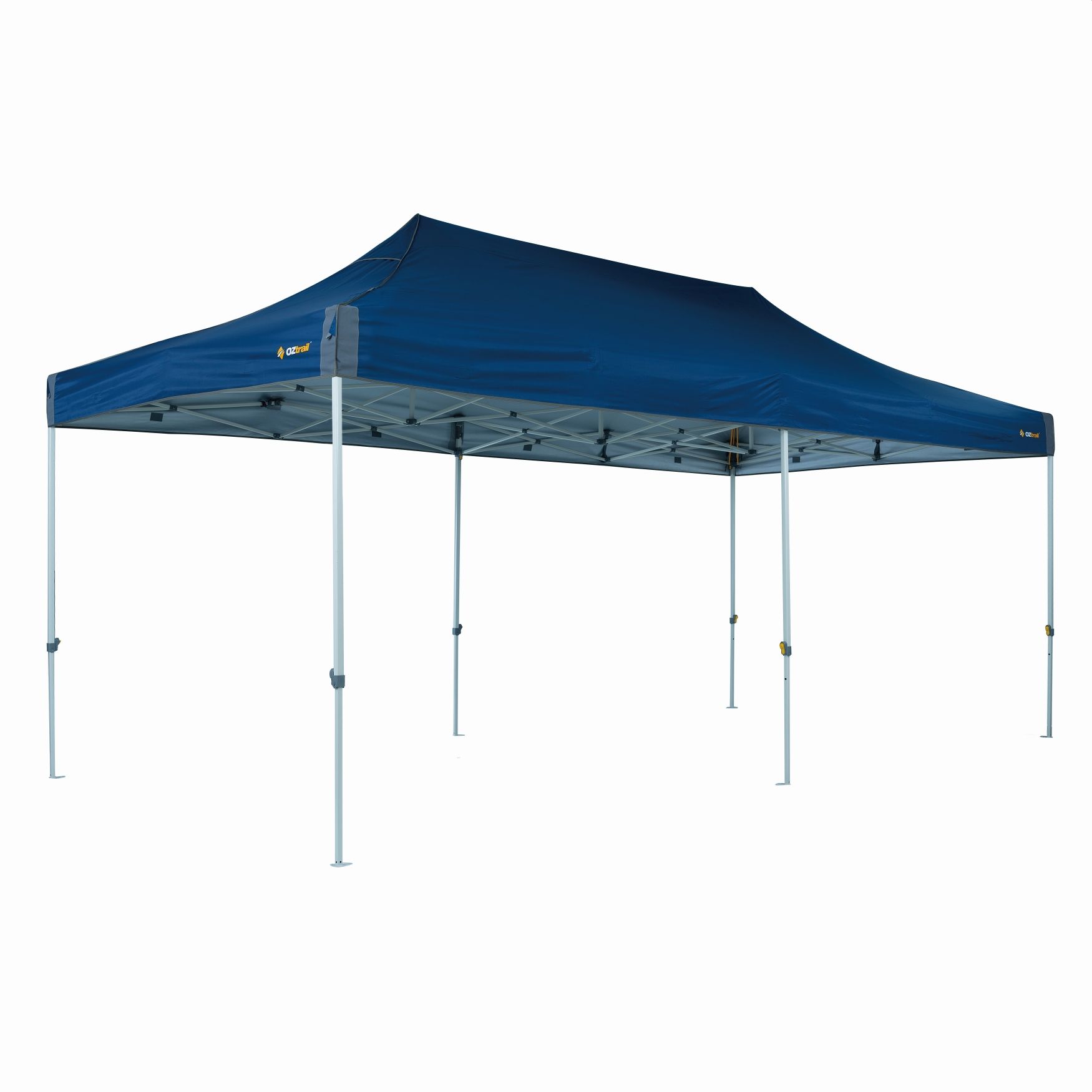 OZtrail Hydro Flow Deluxe Gazebo 6 x 3m Blue