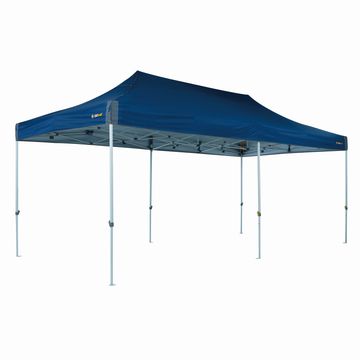 OZtrail Hydro Flow Deluxe Gazebo 6 x 3m Blue