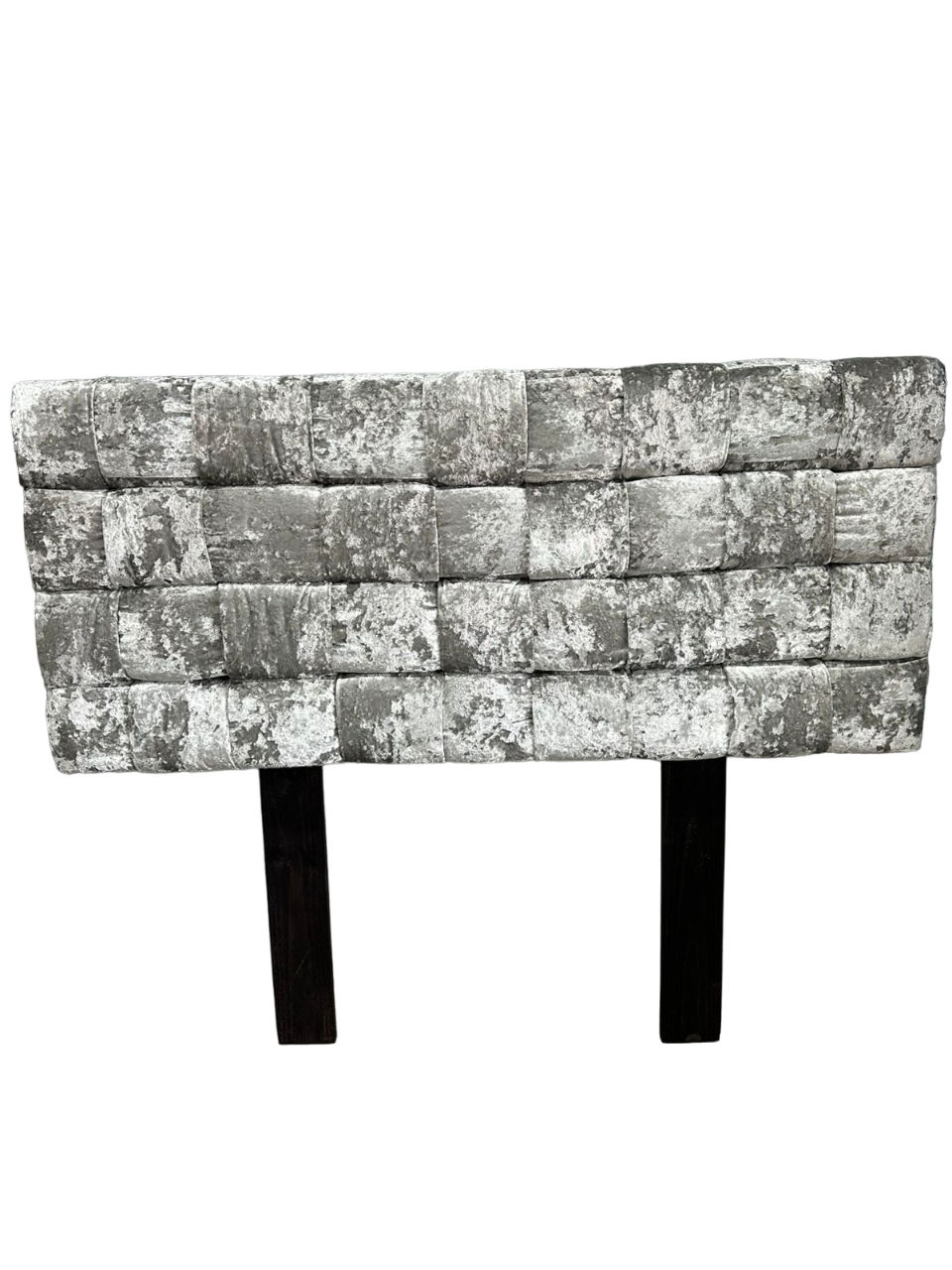 Luxurious Velvet Cross Over Queen Headboard