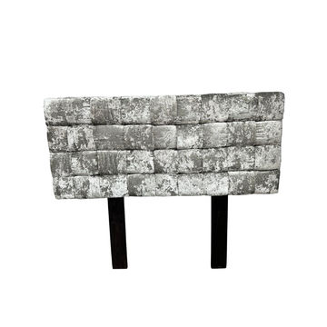 Luxurious Velvet Cross Over Queen Headboard