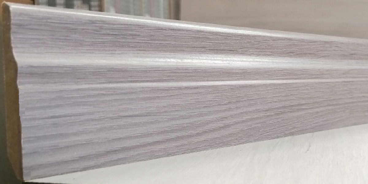 Skirting Daisy Oak MDF Gloss Finnish 80mm x 14mm x 2400mm