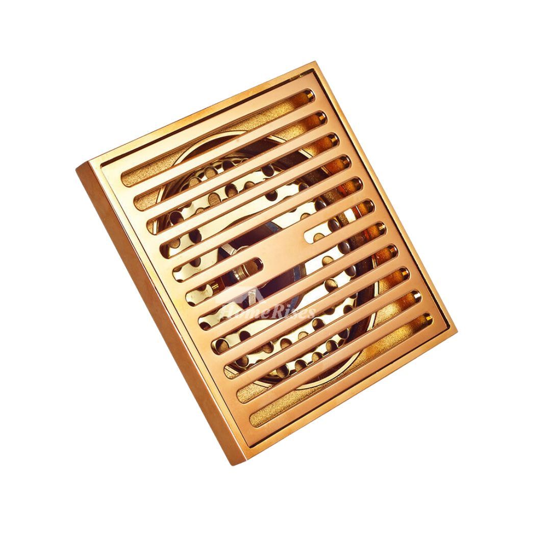 SHOWER DRAIN - GOLD - 100MM