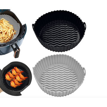 Silicone baskets for Air fryers - Black