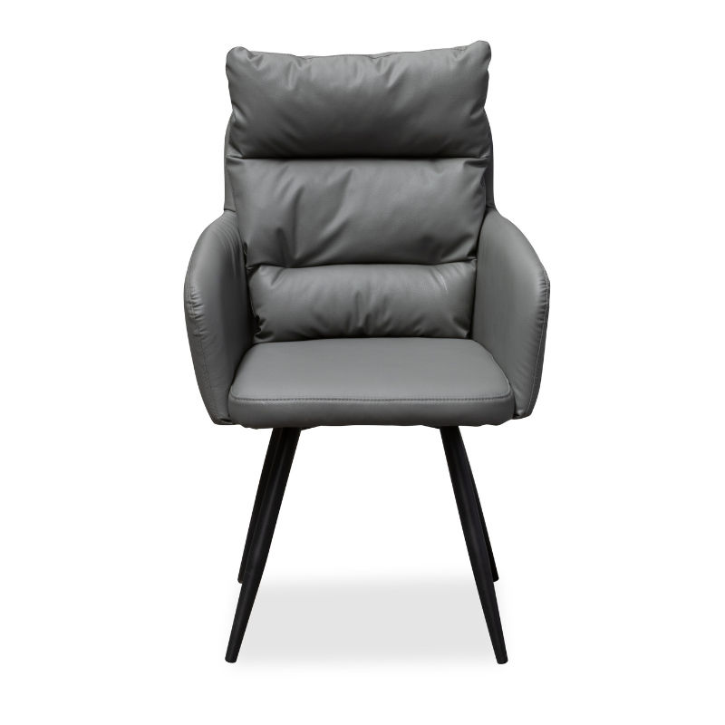 GOF Furniture – Elara Dark Brown Modern Armchair