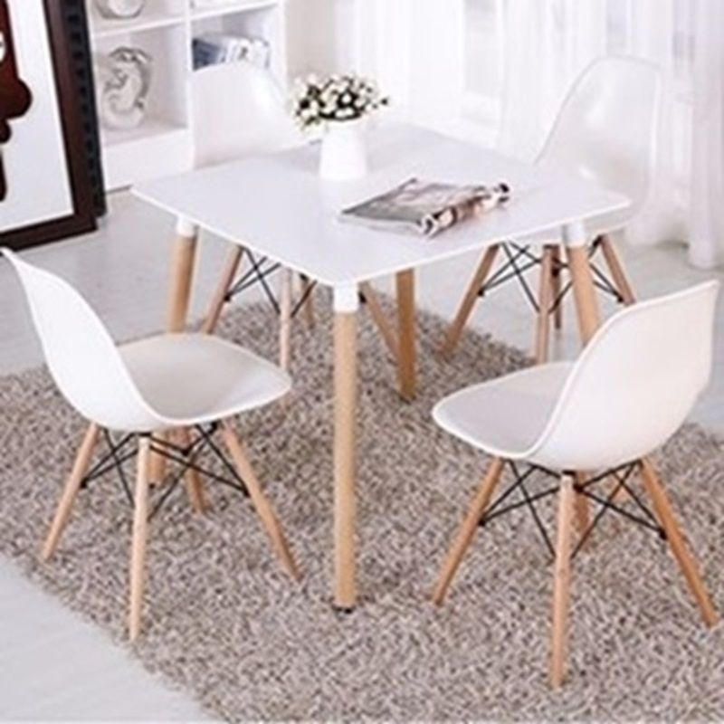 GOF Furniture - Nova Dining Set  White