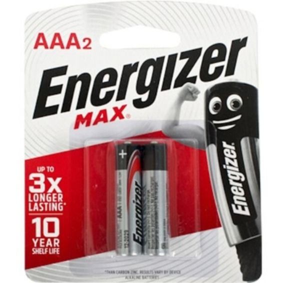 Energizer - 2 Piece - AAA Batteries- Max - 2 Pack