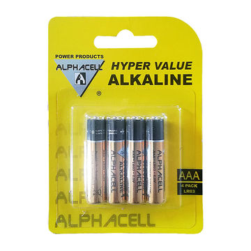 Alkaline HYPERVALUE AAA 4pc Carded