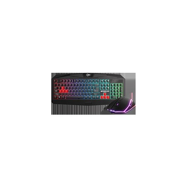 Kwg Aries E1 2In1 Combo, MultiColor Backlight,Spill Resistant Design